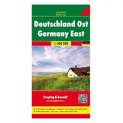 AK 0222 Německo východ 1:500 000 / automapa + mapa volného času FREYTAG-BERNDT, spol. s r.o.
