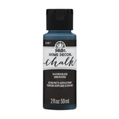 FolkArt Home Decor Chalk a wax - 58 ml různé barvy Folkart Chalk: RICH BLACK Folkart