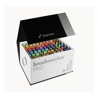 Karin Brushmarker PRO MEGA BOX 72 ks + 3ks Blender KARIN