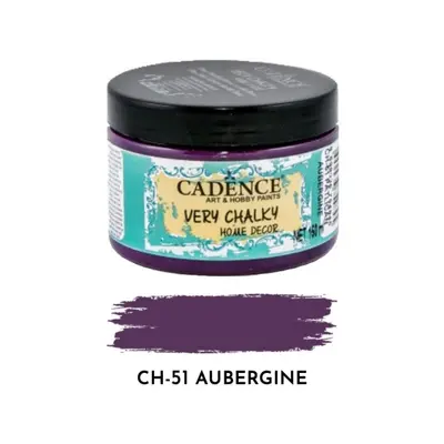 Křídová barva Cadence Very Chalky 150 ml - aubergine lilková Aladine