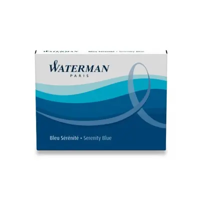 Inkoustové bombičky Waterman standardní modročerné Waterman