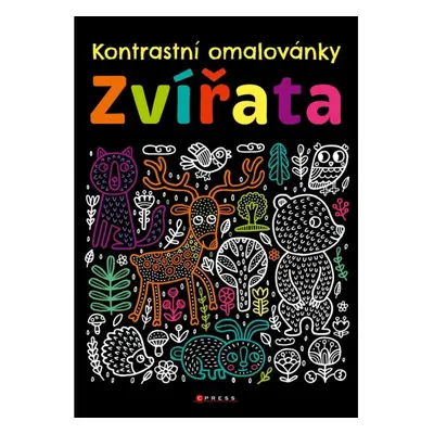 Kontrastní omalovánky – Zvířata CPRESS