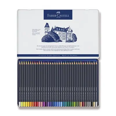 Pastelky Faber-Castell Goldfaber 114736 plechová krabička, 36 barev Faber-Castell