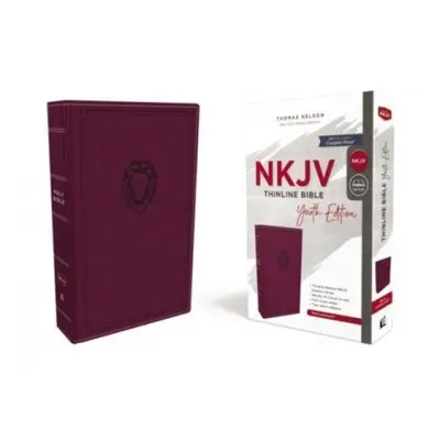 NKJV, Thinline Bible Youth Edition, Leathersoft, Purple, Red Letter, Comfort Print, Holy Bible, 