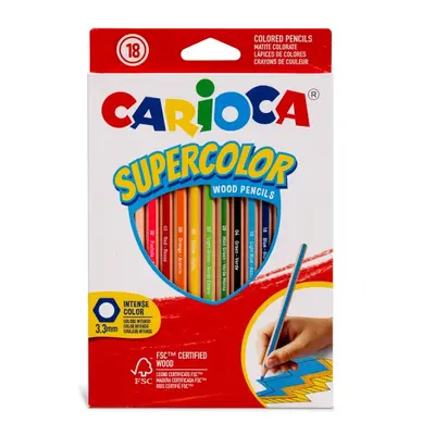 Carioca Supercolor pastelky 18ks Carioca