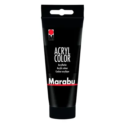 Marabu Acryl Color akrylová barva - černá 073, 100 ml Pražská obchodní společnost, spol. s r.o.