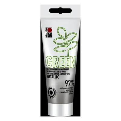 Marabu Green Alkydová barva - stříbrná 100 ml Pražská obchodní společnost, spol. s r.o.