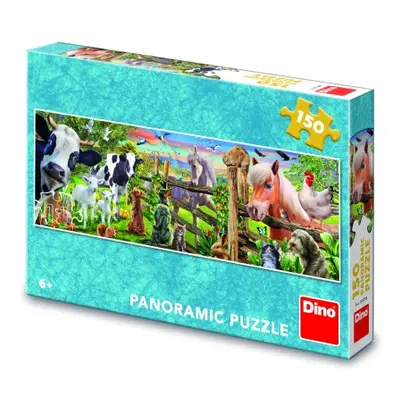 Puzzle Farma 150 dílků panoramic DINO