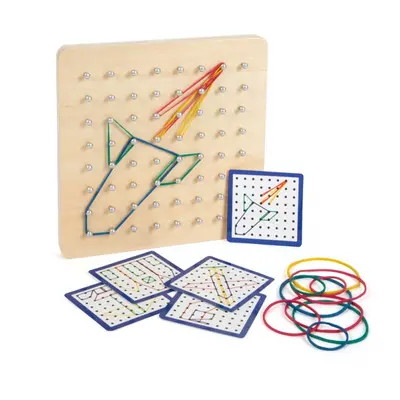 Geoboard dřevěná destička Montessori