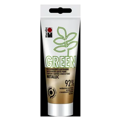 Marabu Green Alkydová barva - zlatá 100 ml Pražská obchodní společnost, spol. s r.o.