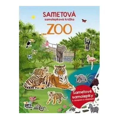 Sametová samolepková knížka ZOO JIRI MODELS a. s.