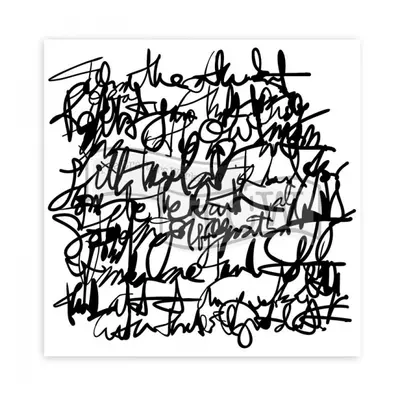 Šablona TCW 12aquot;x12aquot; (30,5x30,5 cm) - Messy Writing Aladine