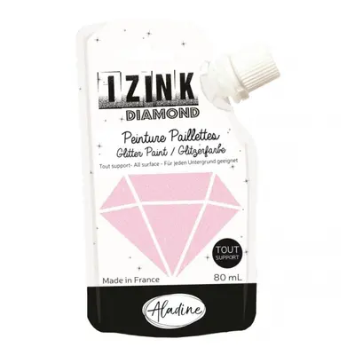 Diamantová barva Aladine Izink Diamond 80 ml - rose pastel pastelová růžová Aladine