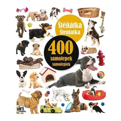 400 samolepek Štěňátka JIRI MODELS a. s.