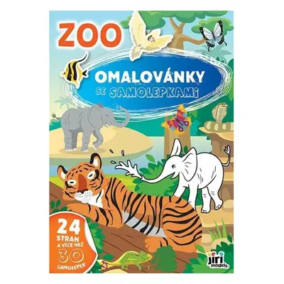 ZOO - Omalovánky A4 se samolepkami JIRI MODELS a. s.