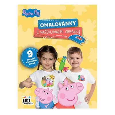 Omalovánky s nažehlovacími obrázky Prasátko Peppa JIRI MODELS a. s.