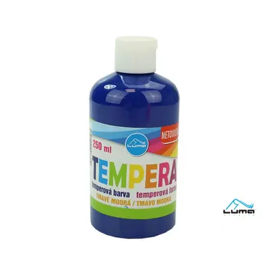 Barvy temperové LUMA 250ml modrá tmavě LUMA trading s.r.o.