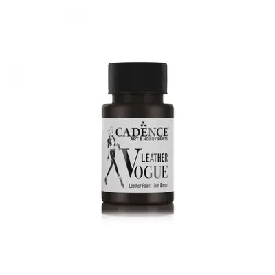 Metalická barva Leather Vogue, 50 ml - černá Aladine