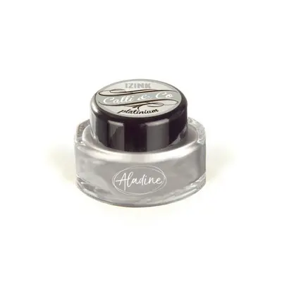 Kaligrafický inkoust Aladine Izink Calli a Co 15 ml - platinum platinová Aladine