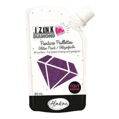 Diamantová barva Aladine Izink Diamond 24 Carats 80 ml - fialová Aladine