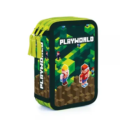 Penál 3 p. prázdný Playworld KARTONPP