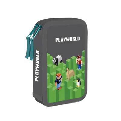 Penál 2 p. prázdný Playworld KARTONPP