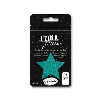 Diamantové třpytky tyrkysová 60 ml Aladine