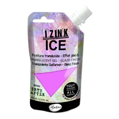 Poloprůhledná barva Izink Ice 80 ml - polar pink růžová Aladine