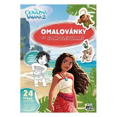 Vaiana 2 - Omalovánky A4 se samolepkami JIRI MODELS a. s.