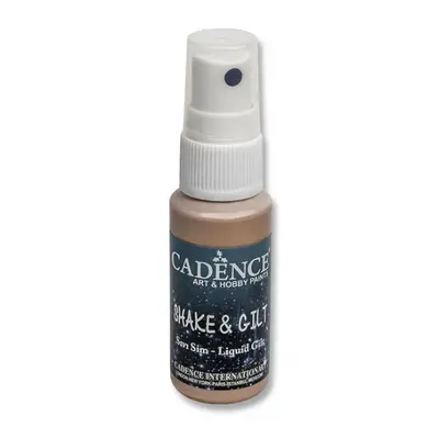 Barva na textil Shake a Gilt bronzová 25 ml CADENCE