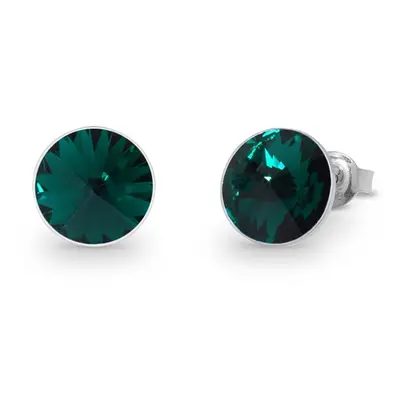 Náušnice Rivoli se Swarovski Elements Sweet Candy Studs K1122SS39EM emerald mm