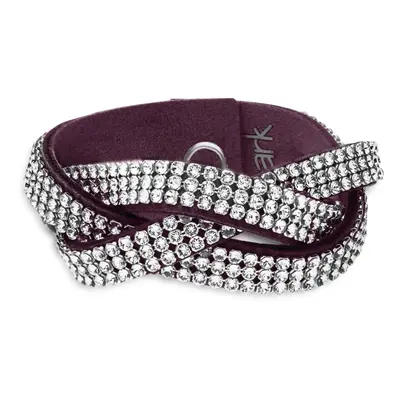 Náramek se Swarovski Elements krystaly fialový Braid BMESH9VC Krystal