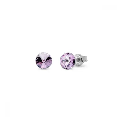 Náušnice fialové Rivoli se Swarovski Elements Sweet Candy Studs K1122SS29V violet mm