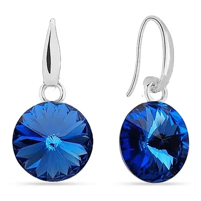 Náušnice Rivoli se Swarovski Elements Candy KW112212SA Sapphire mm