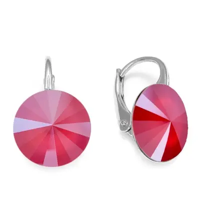 Náušnice červené Rivoli se Swarovski Elements Sweet Candy K112212RR Royal Red mm