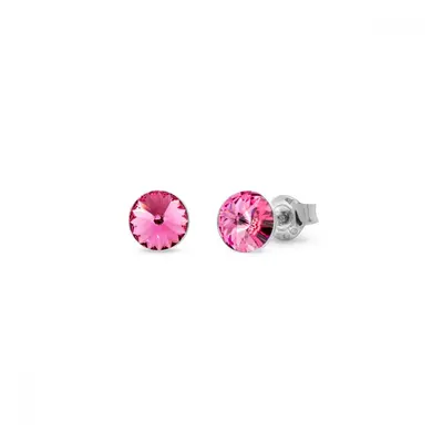 Náušnice růžové Rivoli se Swarovski Elements Sweet Candy Studs K1122SS29R Rose mm