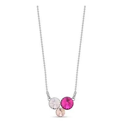 Náhrdelník se Swarovski Elements Lirio NK11223FSL Fuchsia