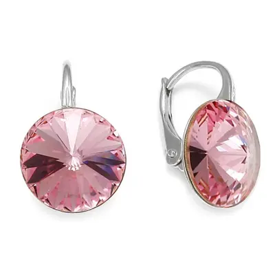 Náušnice se Swarovski Elements Sweet Candy světle růžové K112212LR