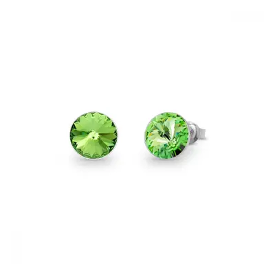 Náušnice zelené Rivoli se Swarovski Elements Sweet Candy Studs K1122SS39PE Peridot mm