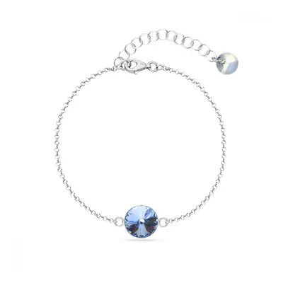 Náramek modrý se Swarovski Elements Candy B1122SS47LS Light Sapphire