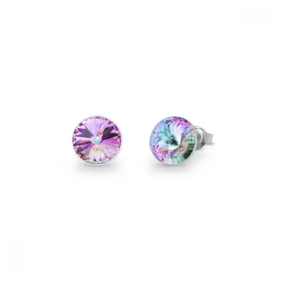 Náušnice fialové Rivoli se Swarovski Elements Sweet Candy Studs K1122SS39VL Vitrail Light mm