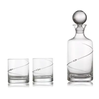 Whisky set se Swarovski krystaly 750ml