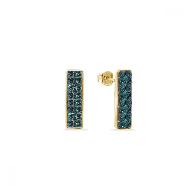 Náušnice zelené se Swarovski Elements Radiance KGFMP1EM Emerald