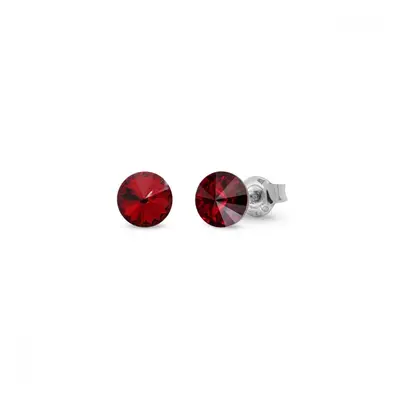 Náušnice červené Rivoli se Swarovski Elements Sweet Candy Studs K1122SS29SI Siam mm