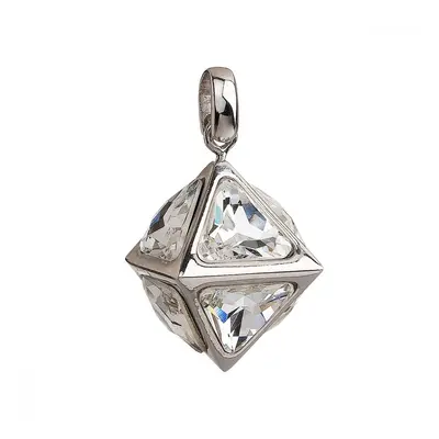 Přívěsek pyramida se Swarovski Elements 34809.1 Krystal