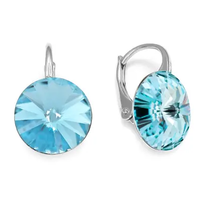 Náušnice tyrkysové Rivoli se Swarovski Elements Sweet Candy K112212LTU Light Turquoise mm