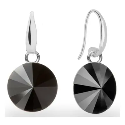 Náušnice Rivoli se Swarovski Elements Candy KW112212H Hematite mm