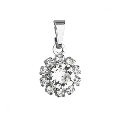 Přívěsek se Swarovski Elements květinka 54036.1 Krystal