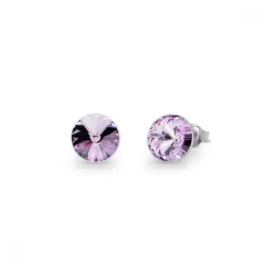 Náušnice fialové Rivoli se Swarovski Elements Sweet Candy Studs K1122SS39V violet mm