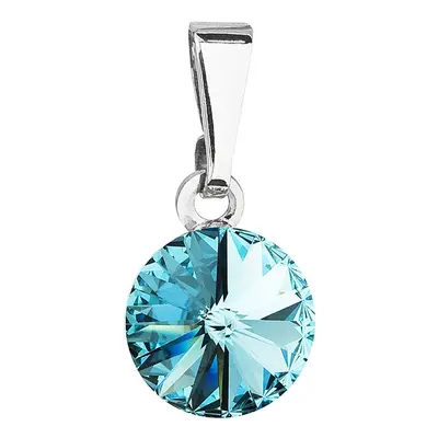 Přívěsek Rivoli se Swarovski Elements Light Turquoise mm